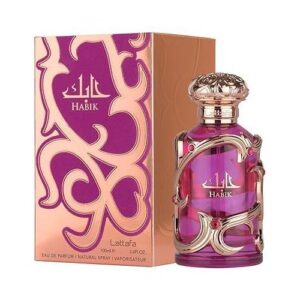 Lattafa Habik – Floral, Fruity, Fresh, Musky – Eau de Parfum Spray Long-Lasting Fragrance for Women, 100ml