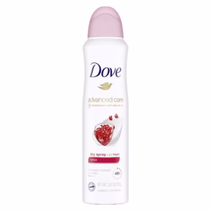 Dove spray deodorant fresh