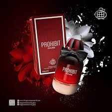 Eau de Parfum Prohibit Rouge by Fragrance World, Women, 100 ml